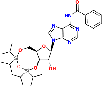 MC081101 N6-Benzoyl-3',5'-O-TIPPS-adenosine (图片) MC081101 N6-Benzoyl-3',5'-O-TIPPS-adenosine
